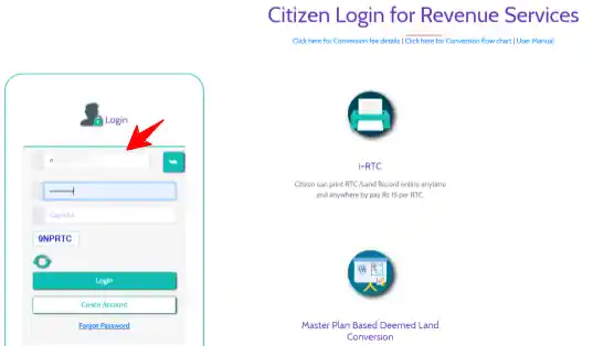 Login for Revenue Services