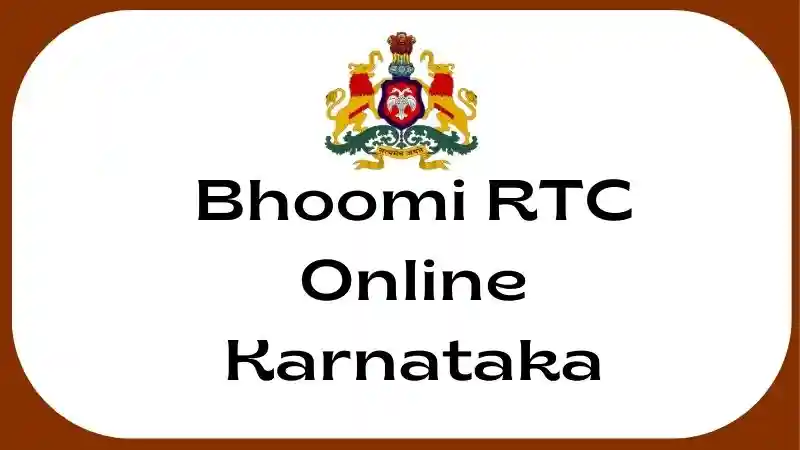 Bhoomi RTC Online Karnataka